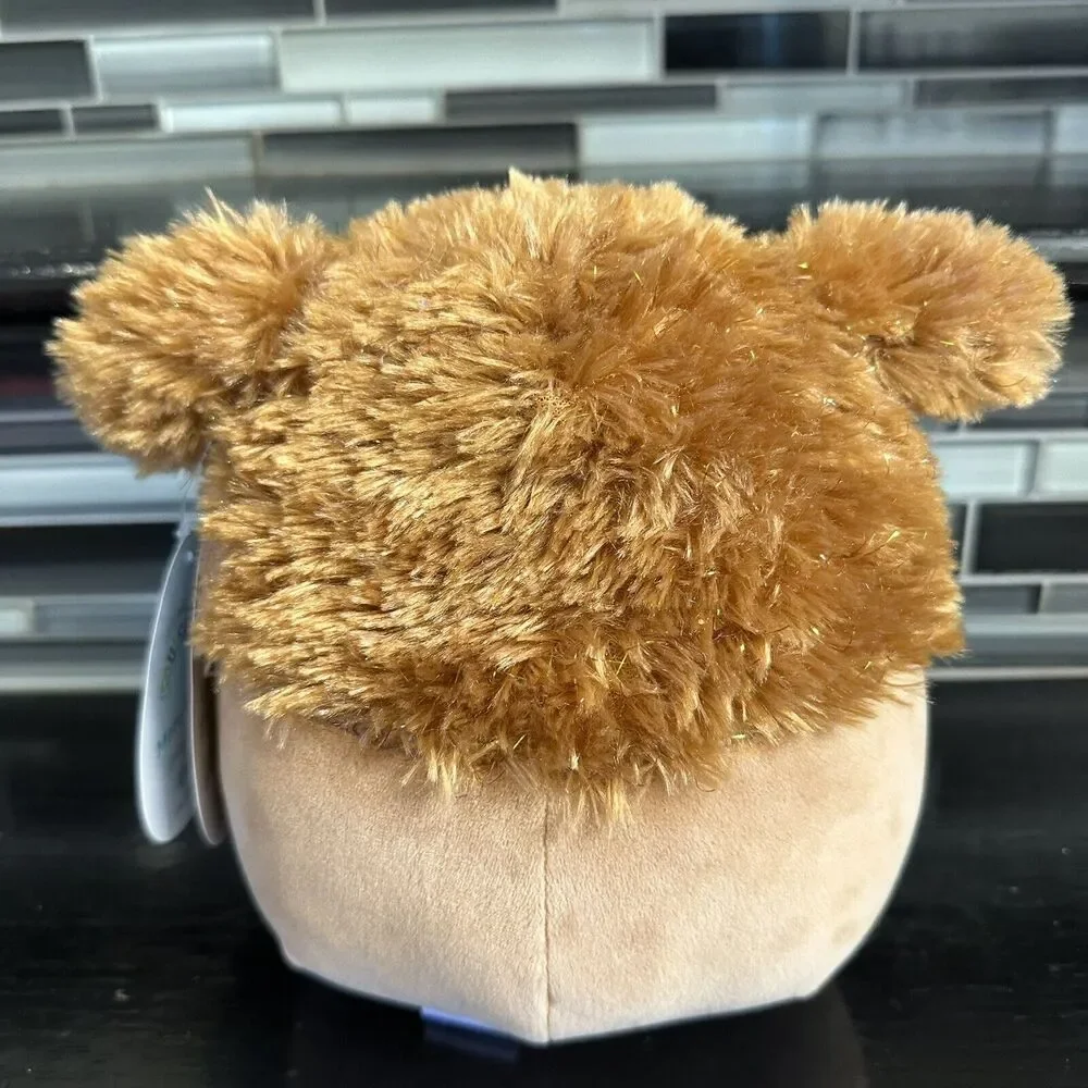 Kelly Toy Squishmallow Benny Bigfoot 7.5” Exclusive Gold Sparkle Hair BNWT New